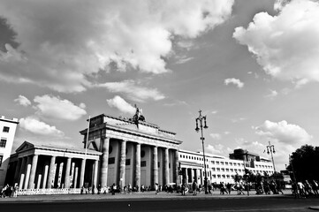 Porta di Brandeburgo Berlino bianco e nero © fotographicrome
