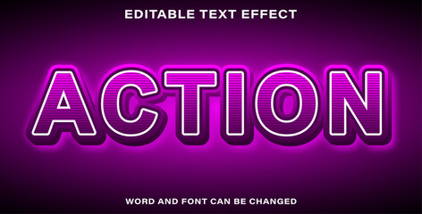 action text effect