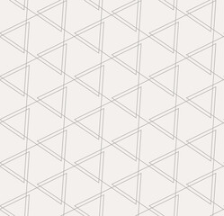 Seamless Modern Vector Triangle Backdrop Texture. Repetitive Simple Graphic Poly Plexus Pattern. Continuous East Rhombus Tile 