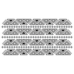  Illustration vector graphic of etnic indian ornamental black and white illustration. Navajo motif texture ornate design for surface print.