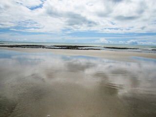 beach in the morning