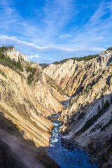 The Grand Canyon in Yellowstone National Park, Wyoming.