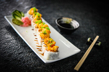 Prawn and Salmon Roll