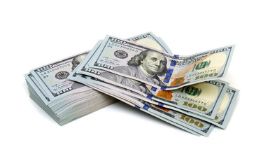 Money isolated on a white background.