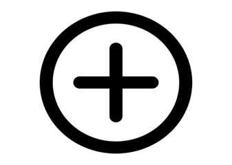 plus sign icon , Abstract add vector icon plus sighn in cercel