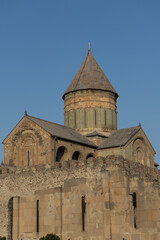 Fototapeta na wymiar The Svetitskhoveli Cathedral, Mtskheta Georgia 05/10/2019