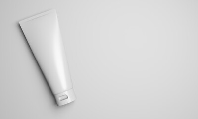 beauty treatment medical skincare cosmetic lotion cream mockup packaging, 3d illustration rendering