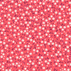 Wallpaper murals Small flowers Lovely ditsy floral seamless pattern, tiny hand drawn flowers, great as background, for textiles, banners, wallpapers, wrapping - vector design