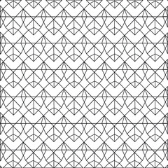 Vintage art deco seamless pattern vector illustration