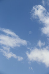 Obraz premium blue sky heaven clouds air wallpaper texture background
