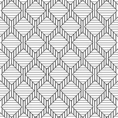 Vintage art deco seamless pattern vector illustration