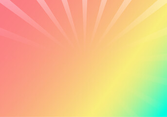 Obraz premium Radial stripes background. Trendy red and white striped background. Soft backdrop with gradient for wallpaper, cover and banner template. Light line, abstract ray burst. Vector illustration art