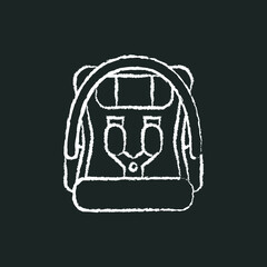 chalk icon, child car seat