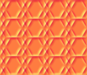 Orange geometric seamless pattern for wrapper, wallpaper or abstract background