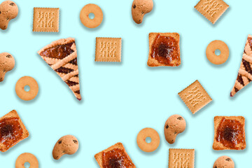 dolci biscotti torta fetta biscottata colazione 