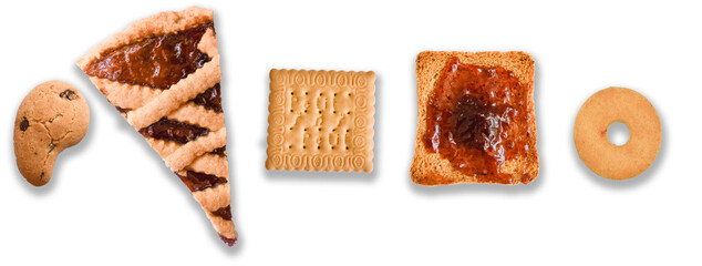 dolci colazione biscotti torta marmellata 