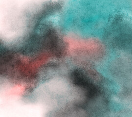 Blue pink and gray gritty grunge background surface chaotic paint mix backdrop