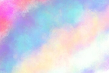 Abstract pink watercolor on white background.The color splashing in the paper.It is a hand drawn.
