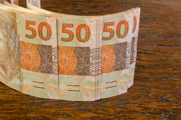 notas de dinheiro brasileiro, cinquenta reais