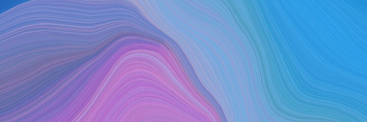 colorful and elegant vibrant artistic art design graphic with modern soft swirl waves background illustration with corn flower blue, dodger blue and pastel violet color