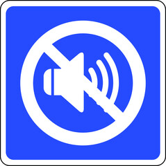 NO SOUND NO EXCESSIVE NOISE ALLOWED KEEP SILENCE BE QUITE WARNING SIGN VECTOR