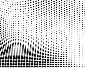 Medium dots halftone vector background. Overlay texture