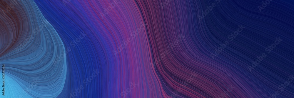 Poster colorful and elegant vibrant background graphic with elegant curvy swirl waves background design wit