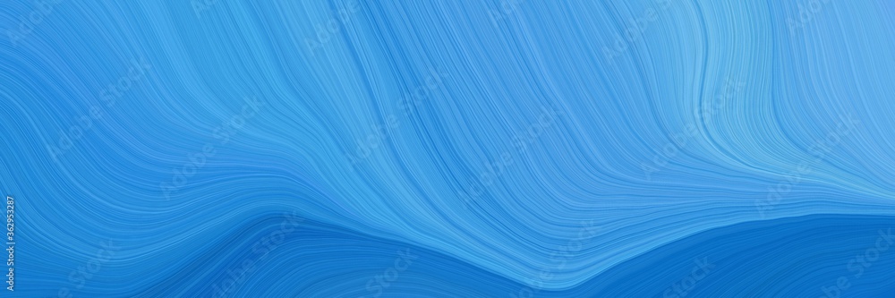 Poster colorful and elegant vibrant abstract art waves graphic with abstract waves design with corn flower 