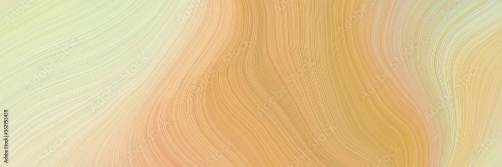 Poster colorful and elegant vibrant abstract artistic waves graphic with elegant curvy swirl waves backgrou