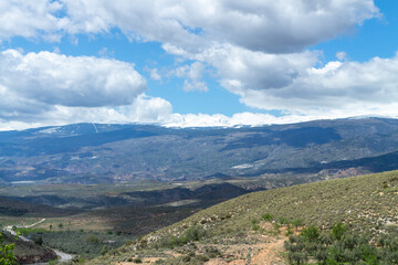 mountainous landscape in southern Spain