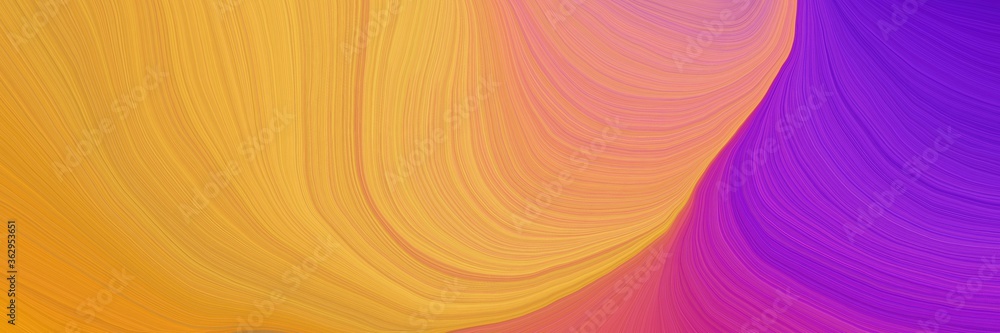 Poster colorful and elegant vibrant artistic art design graphic with smooth swirl waves background design w