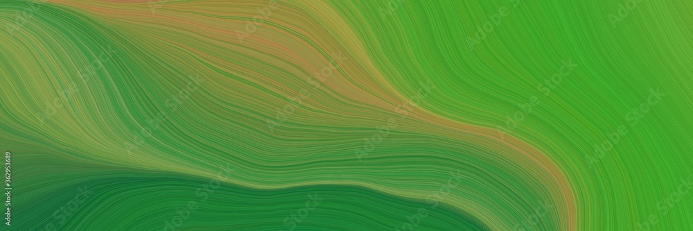Poster colorful and elegant vibrant abstract artistic waves graphic with curvy background design with fores