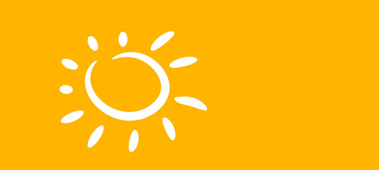 icona, sole, estate, luce, 