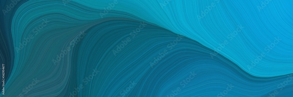 Aufkleber colorful and elegant vibrant creative waves graphic with modern soft swirl waves background design w