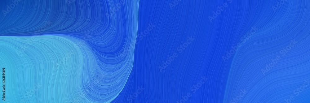 Poster colorful and elegant vibrant abstract art waves graphic with smooth swirl waves background design wi