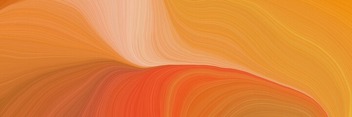 colorful and elegant vibrant creative waves graphic with curvy background illustration with bronze, burly wood and coffee color