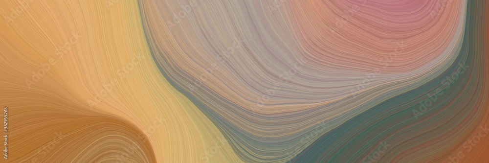Poster colorful and elegant vibrant abstract artistic waves graphic with modern soft curvy waves background