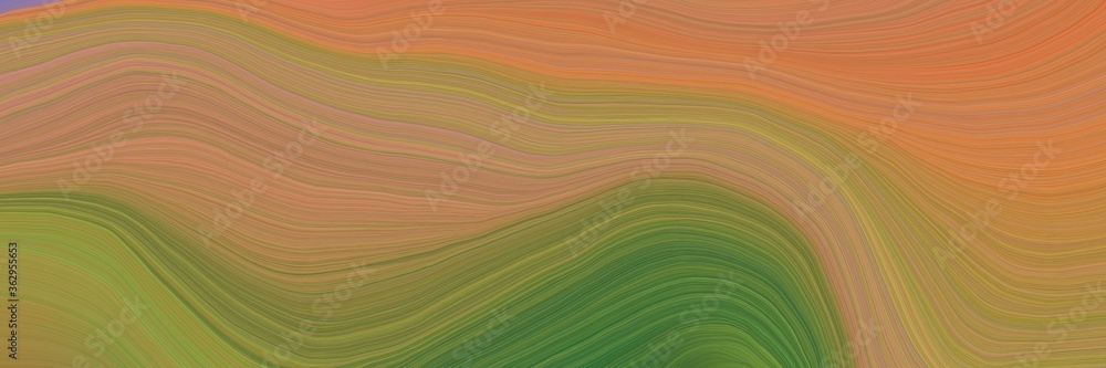 Poster colorful and elegant vibrant abstract artistic waves graphic with elegant curvy swirl waves backgrou