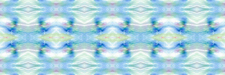 Portuguese Decorative Tiles Background. Geo Cyan