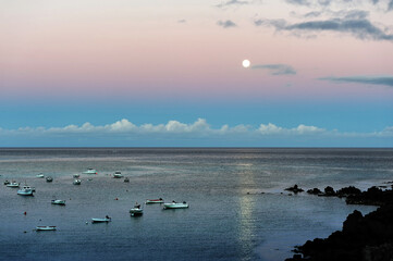 Atlantic morning, Punta Mujeres, Lanzarote Island, Canary Islands, Spain