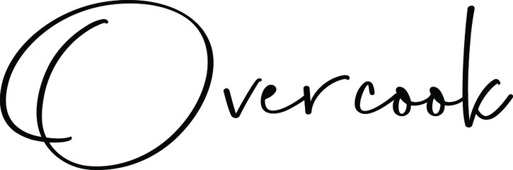 Hand-drawn lettering, food theme. Vector illustration, paint with brush. Isolated phrase on white background.