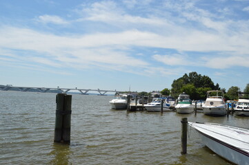 Fototapeta premium boats in the harbor 