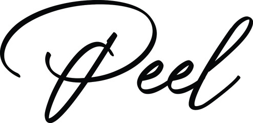 Hand drawn lettering, summer theme. Vector illustration, paint with brush. Isolated phrase on white background.