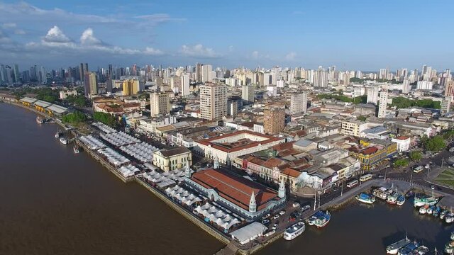 Aerial, Belem skyline