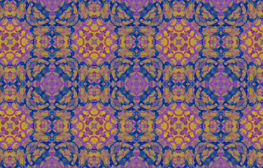 Portuguese Decorative Tiles. Blue Hawaii Ornate