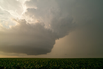 A tornado warned storm in Nebraska.