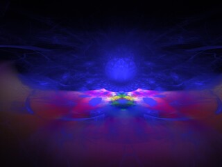 Imaginatory fractal background Image