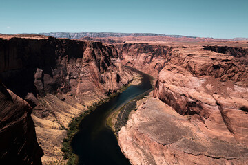 Horseshoe Bend in Page. Canyon Travel Lifestyle adventure