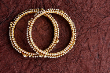 pearl bracelet bangle, Indian  Pearl (moti) bangles,  Indian Traditional Jewellery