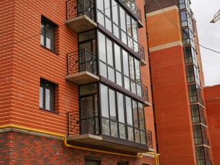 Naklejka premium old brick building